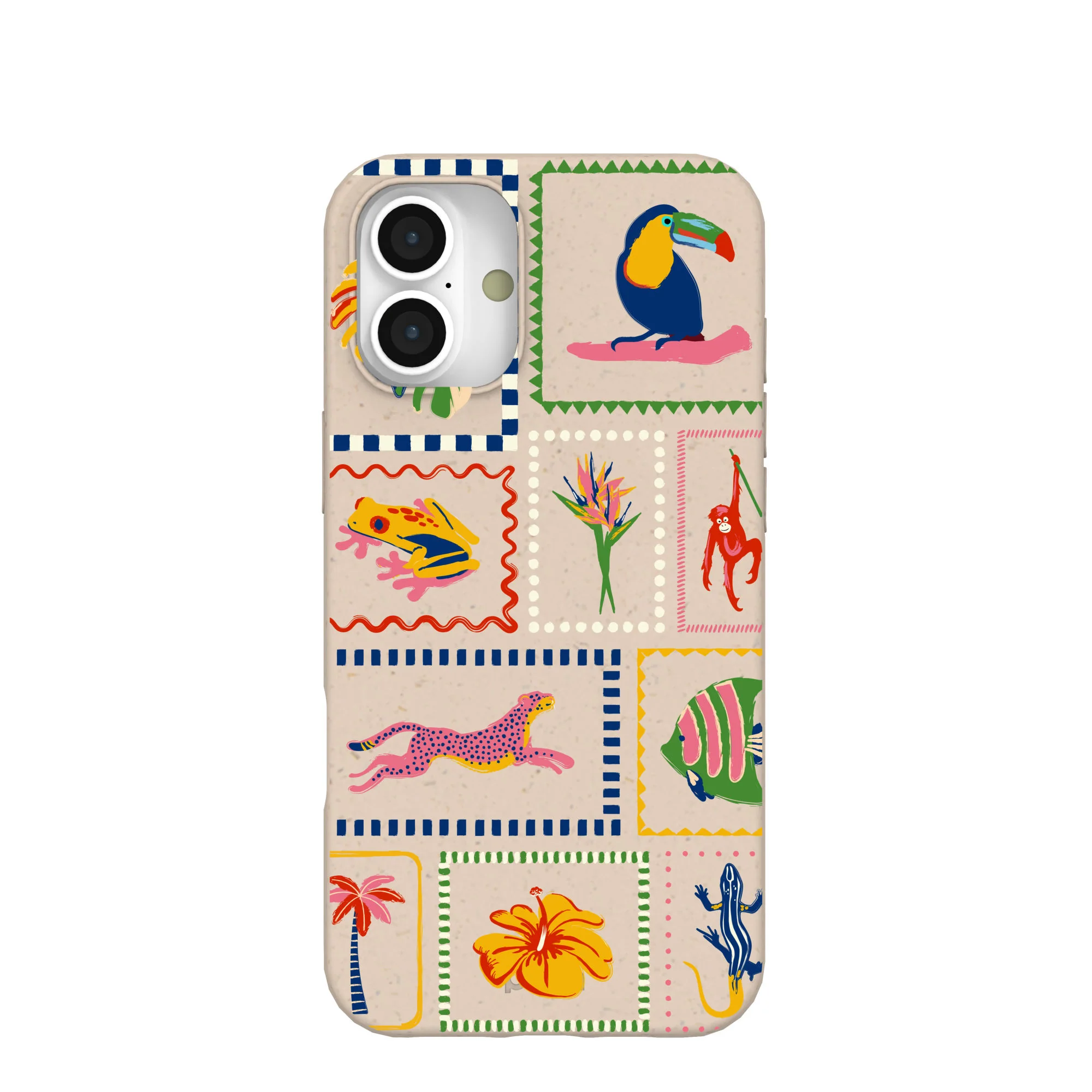 Seashell Tropical Paradise iPhone 16 Plus Case