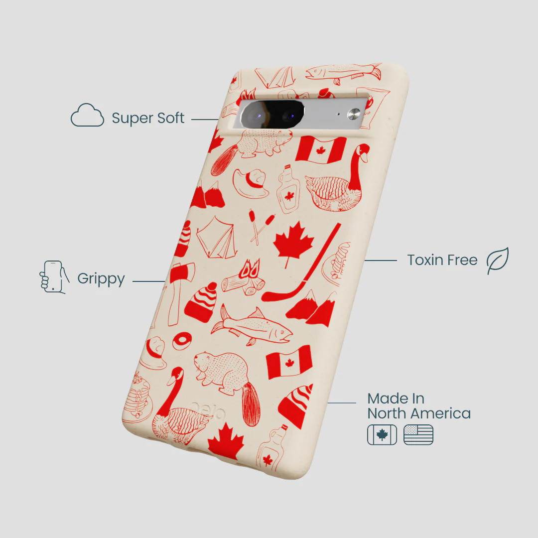 Seashell True North Red Google Pixel 7a Case - Image 4