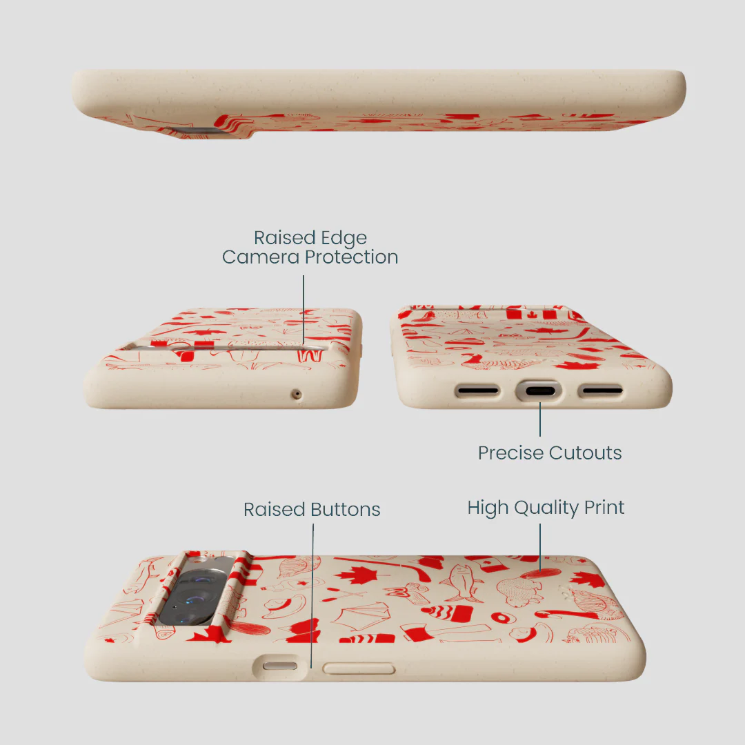 Seashell True North Red Google Pixel 8 Pro Case - Image 3