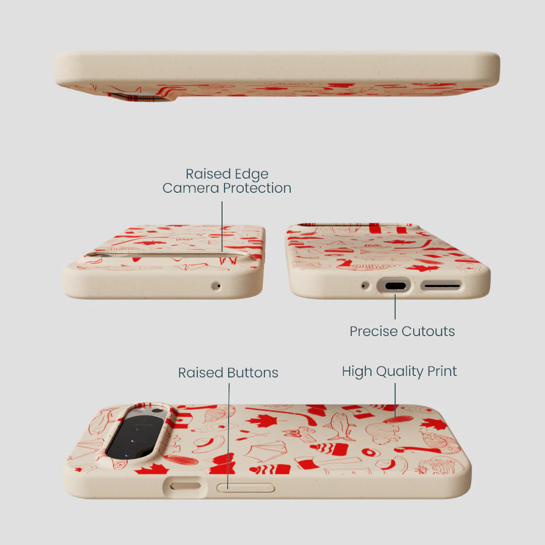 Seashell True North Red Google Pixel 9 Pro XL Case - Image 3