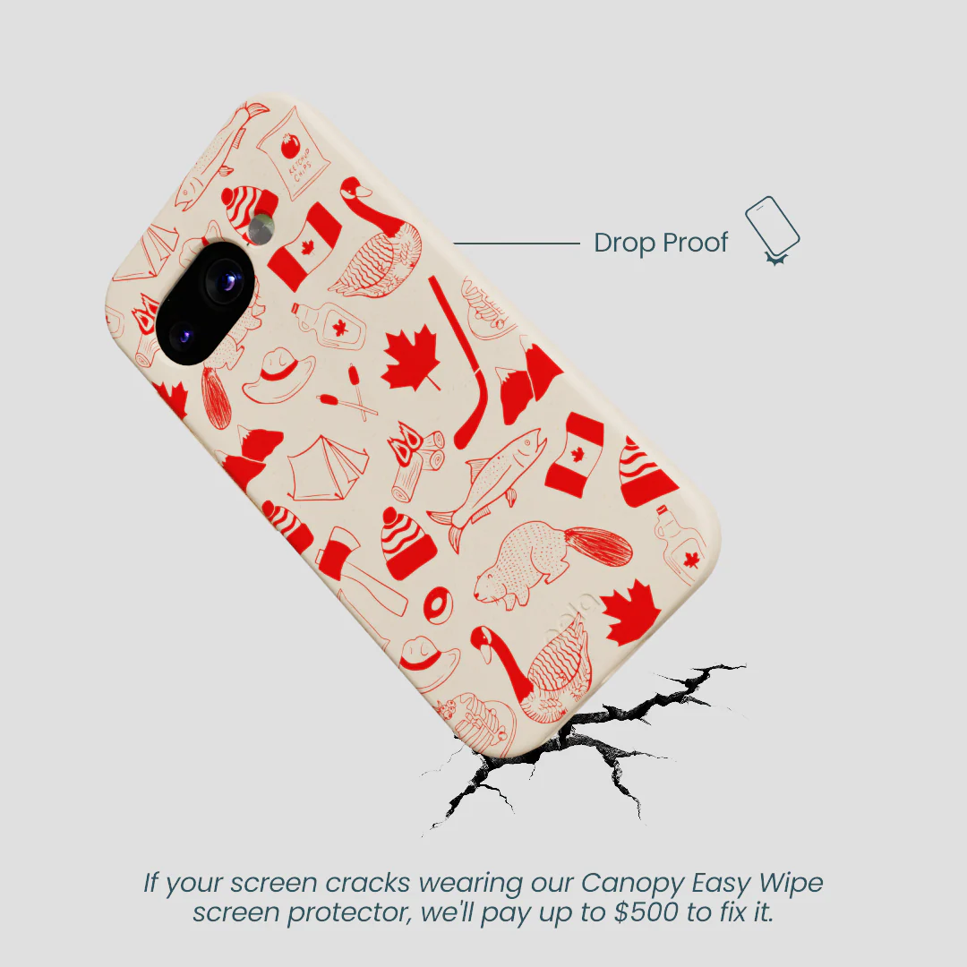 Seashell True North Red Google Pixel 9a Case - Image 5