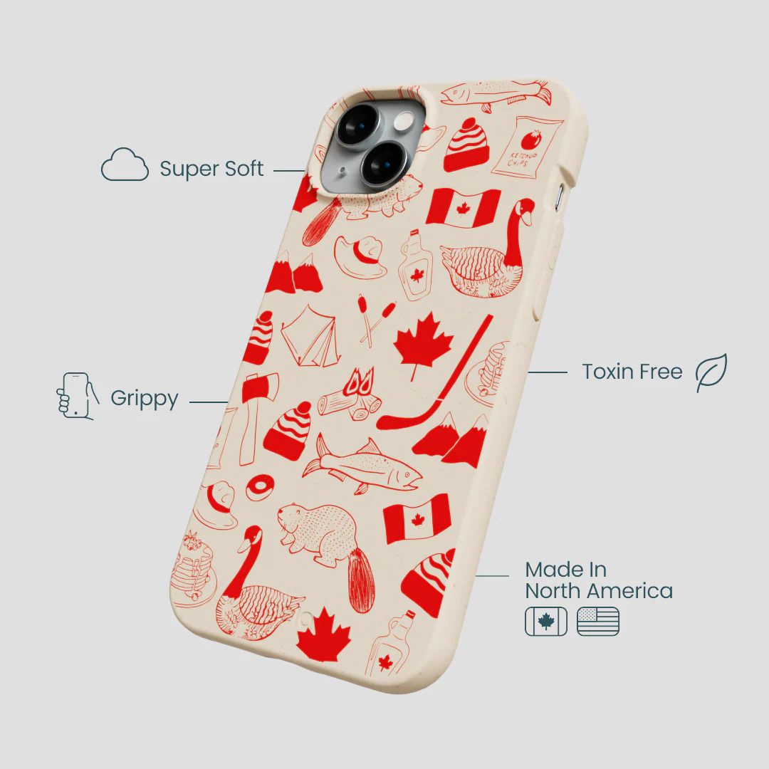 Seashell True North Red iPhone 14 Plus Case - Image 4