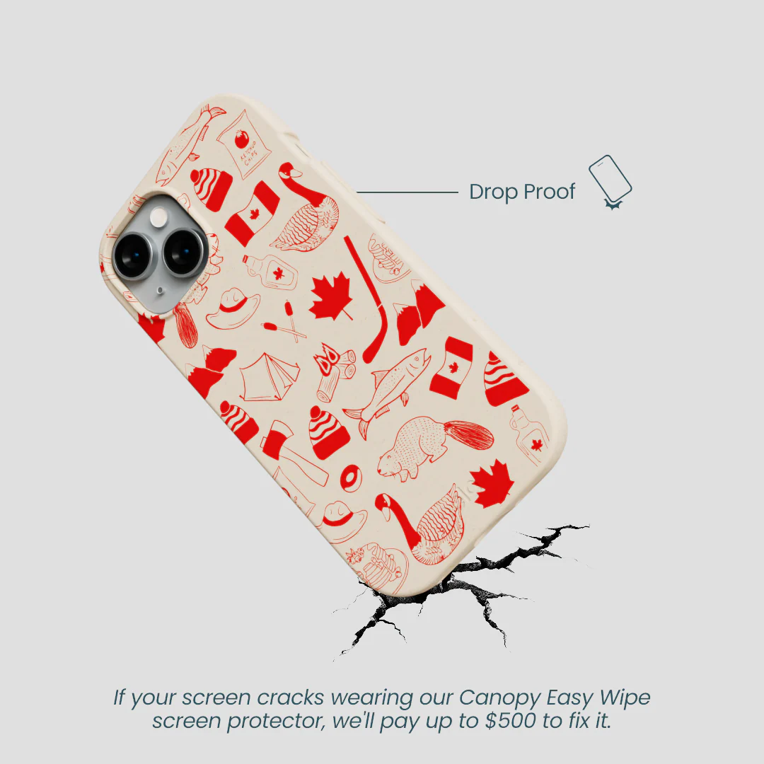 Seashell True North Red iPhone 15 Case - Image 5