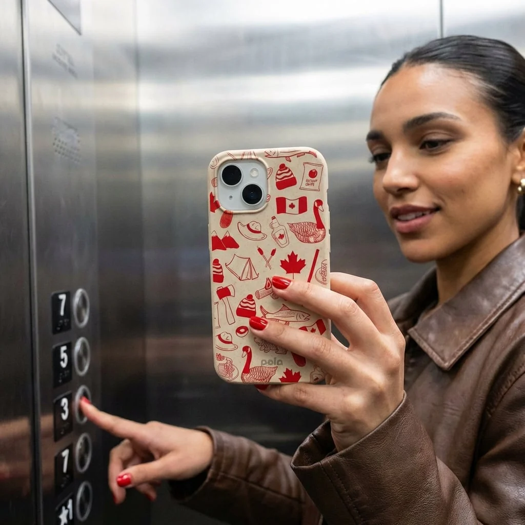 Seashell True North Red iPhone 16 Plus Case - Image 2