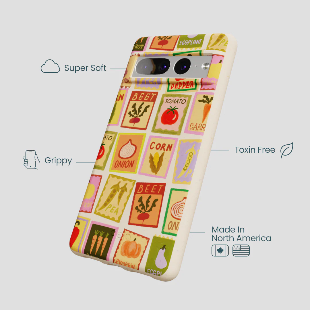 Seashell Veggie Packets Google Pixel 7 Pro Case - Image 3