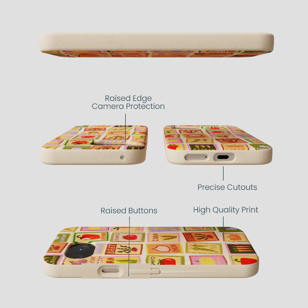 Seashell Veggie Packets Google Pixel 9a Case - Image 2