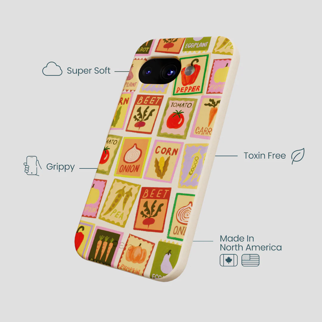 Seashell Veggie Packets Google Pixel 9a Case - Image 3