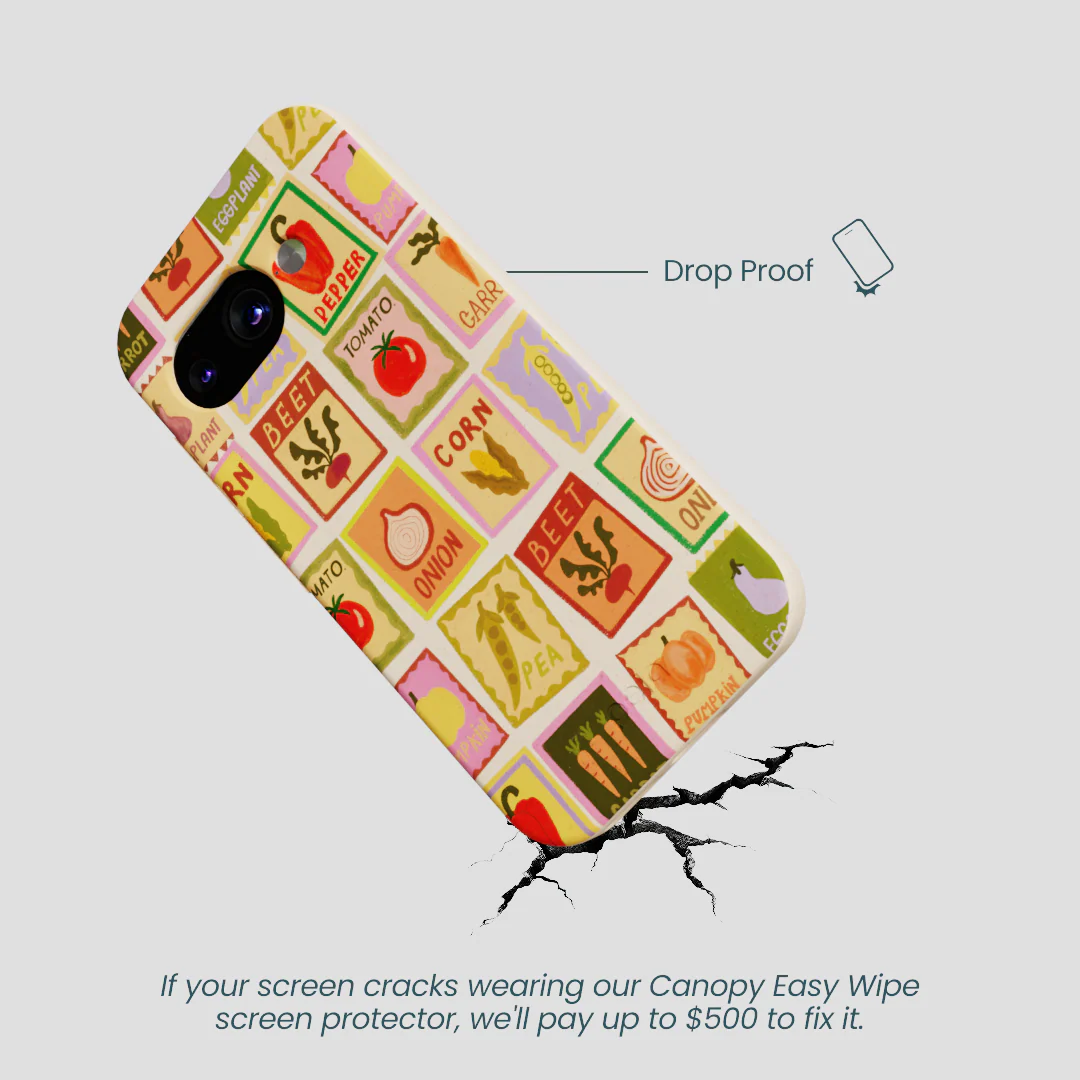 Seashell Veggie Packets Google Pixel 9a Case - Image 4