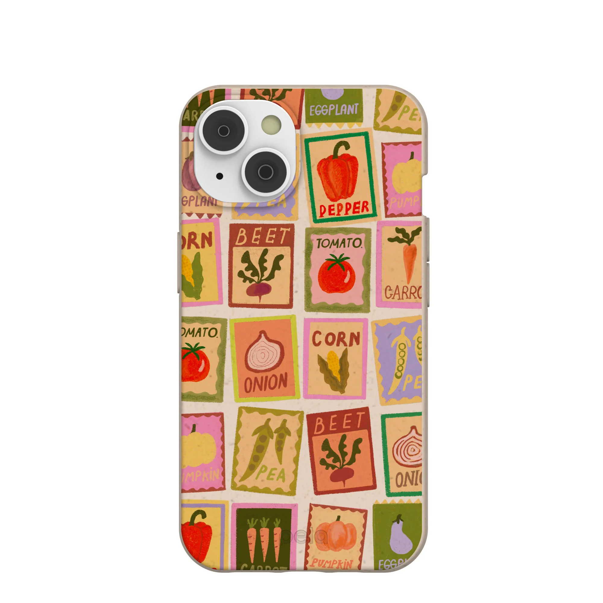 Seashell Veggie Packets iPhone 14 Case