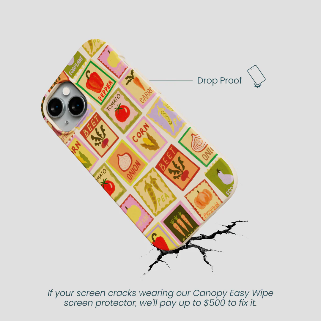Seashell Veggie Packets iPhone 14 Case - Image 5