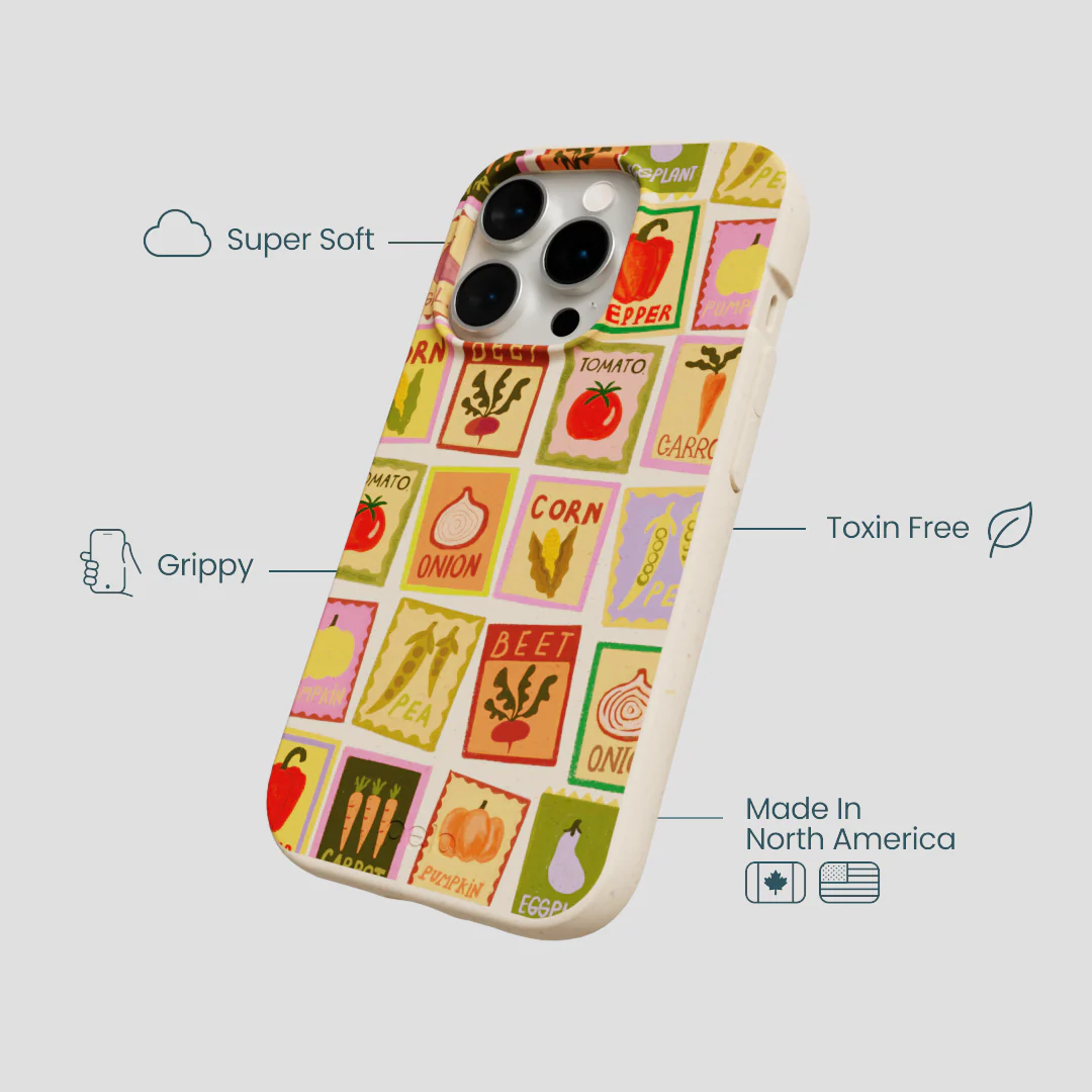 Seashell Veggie Packets iPhone 14 Pro Case - Image 4