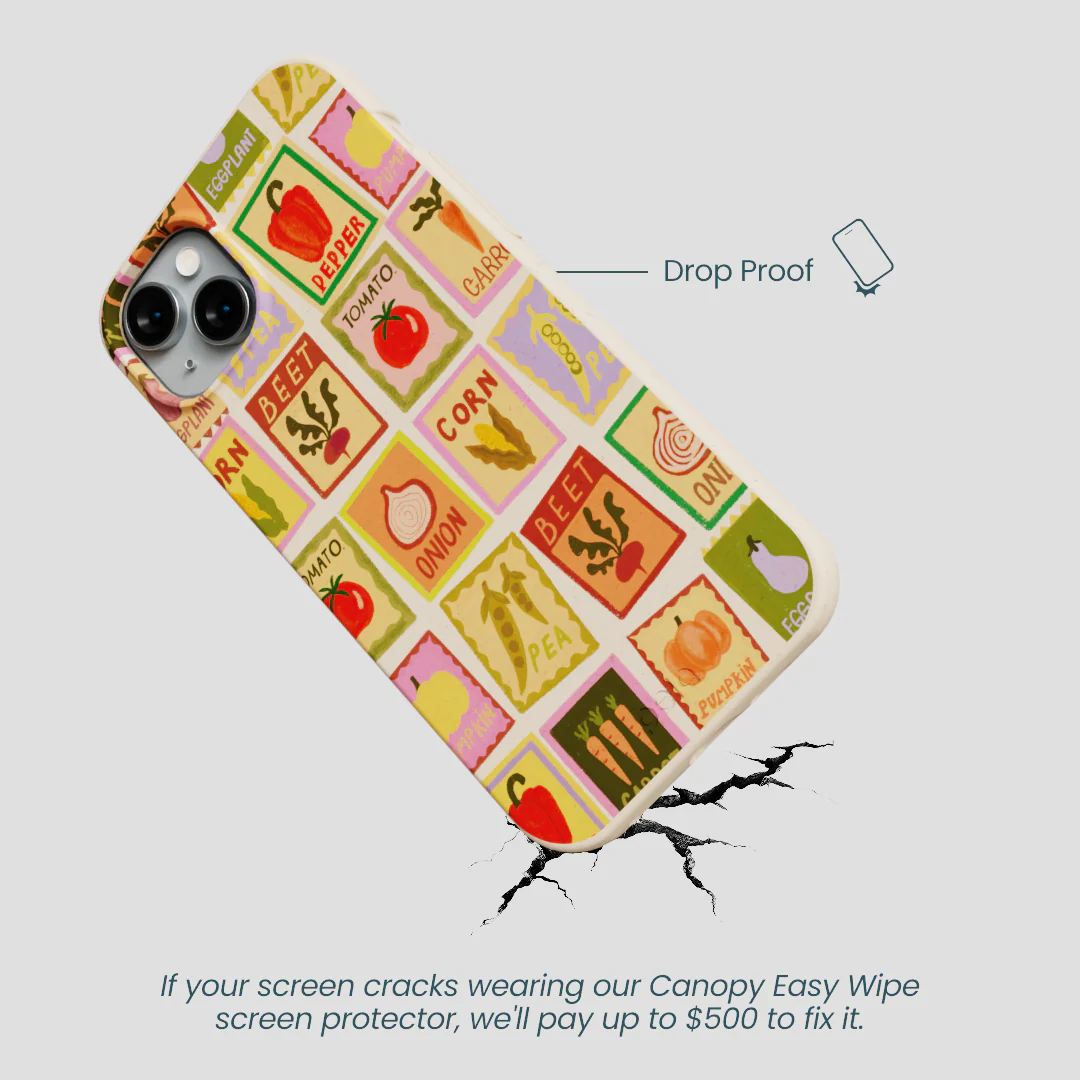 Seashell Veggie Packets iPhone 15 Plus Case - Image 5