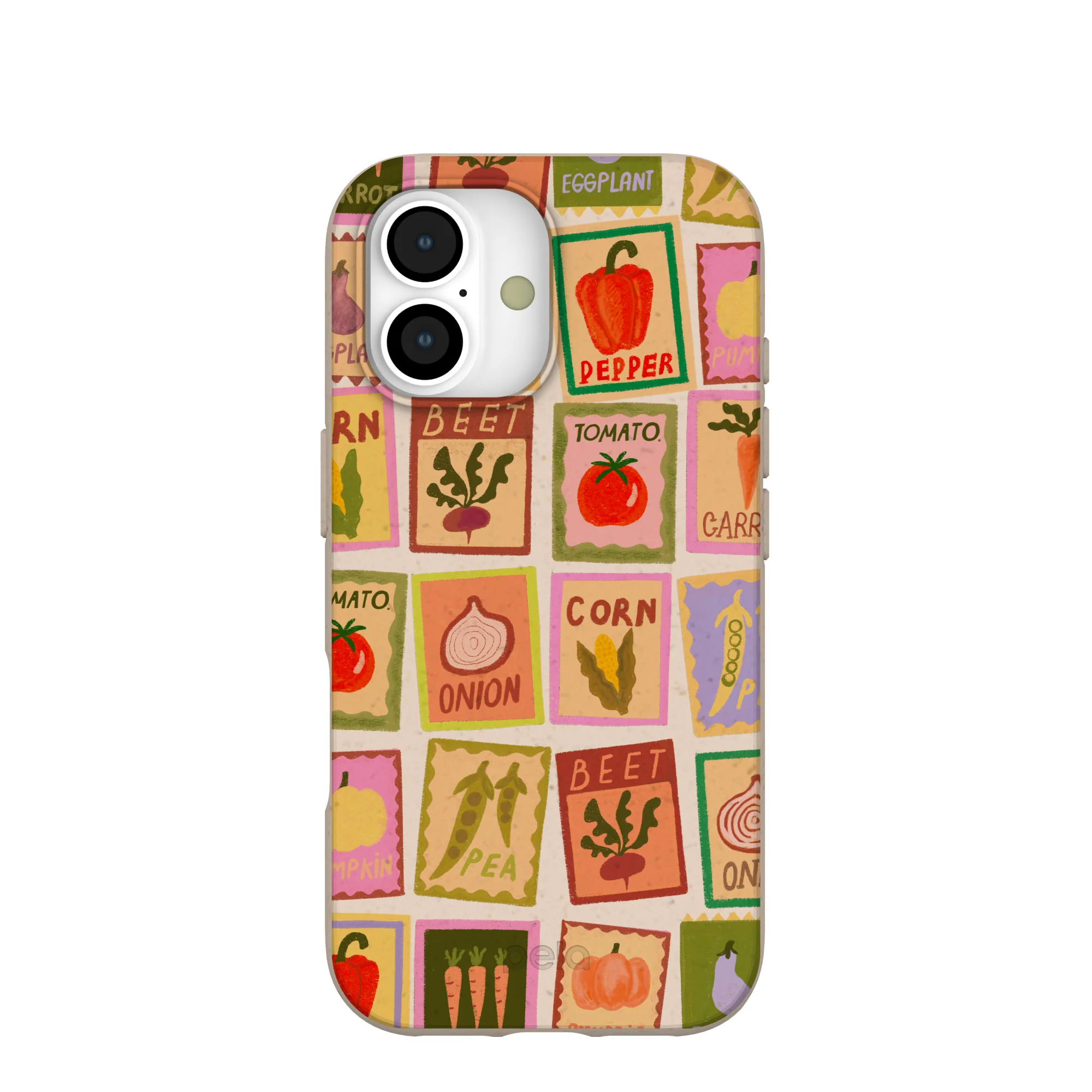 Seashell Veggie Packets iPhone 17 Case