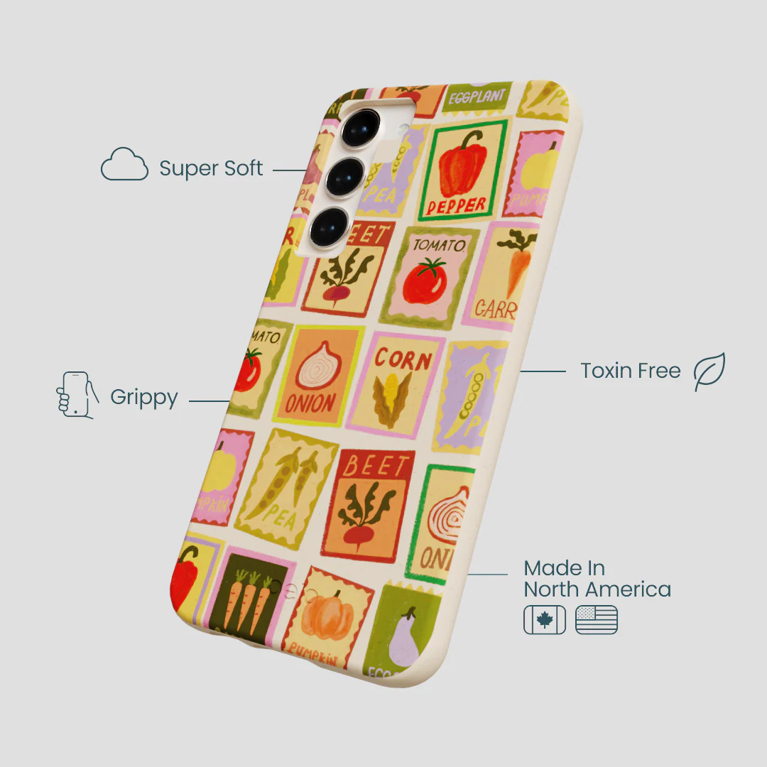 Seashell Veggie Packets Samsung Galaxy S24+(Plus) Case - Image 3
