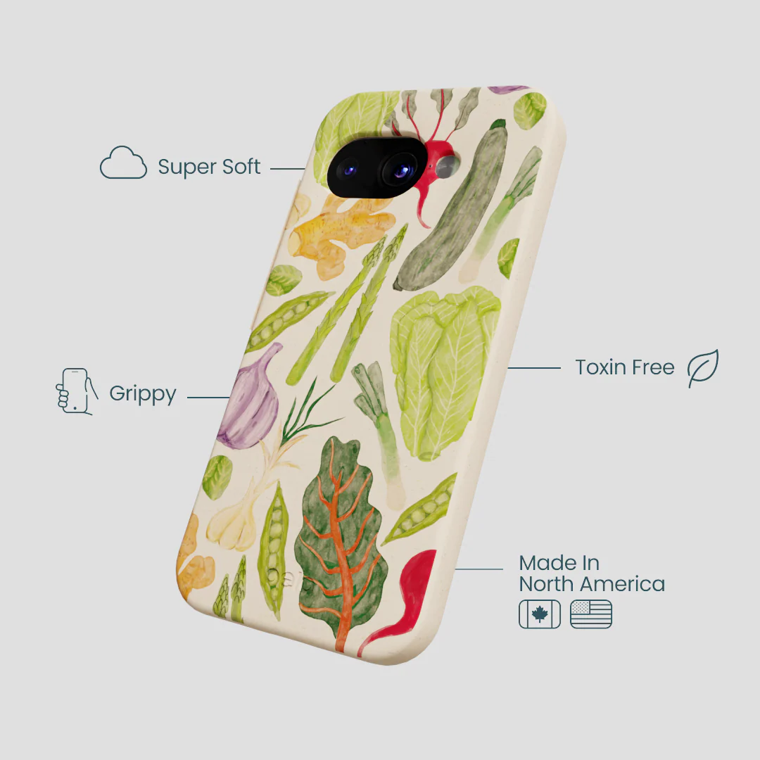 Seashell Veggie Patch Google Pixel 9a Case - Image 4