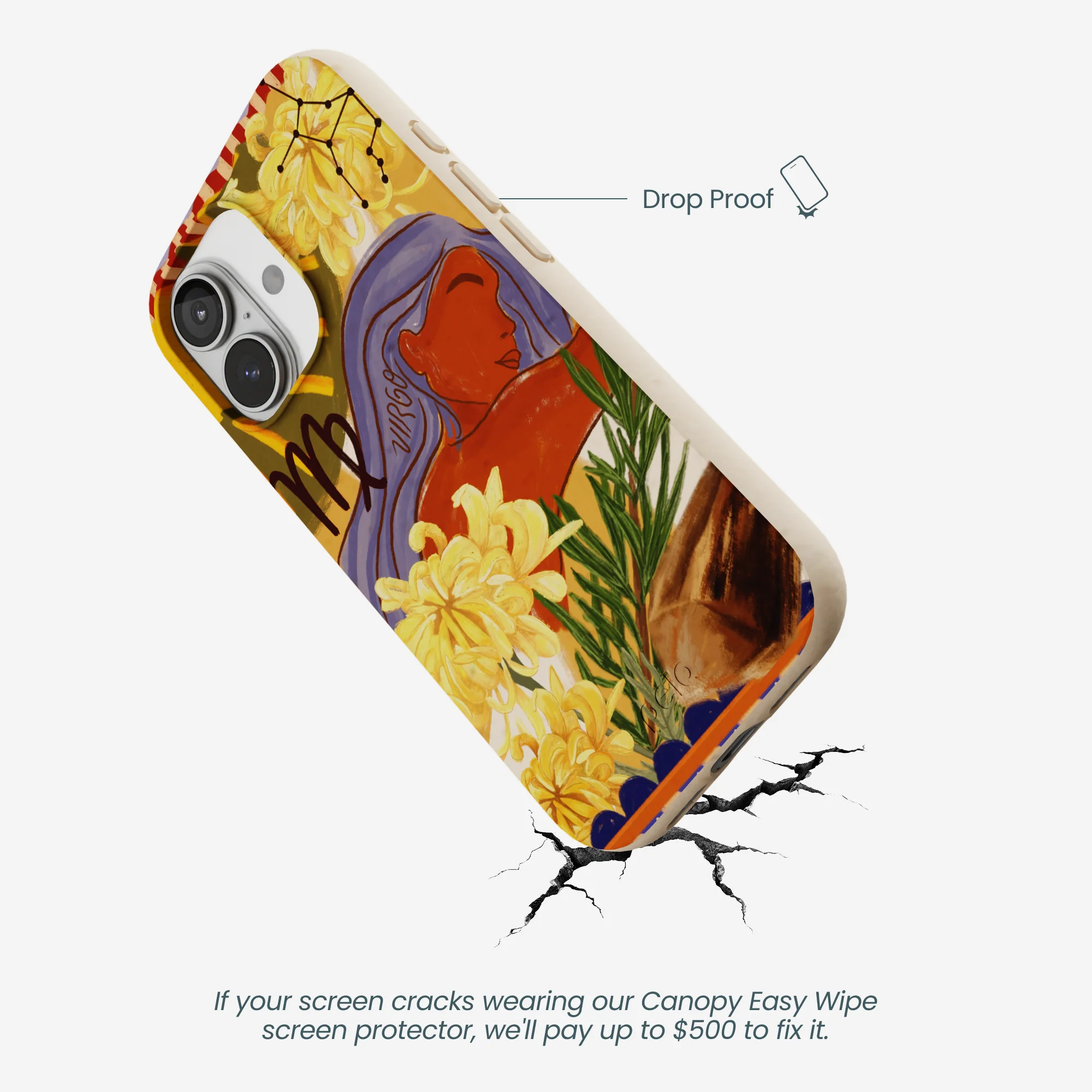 Seashell Virgo Goddess iPhone 17 Case - Image 5