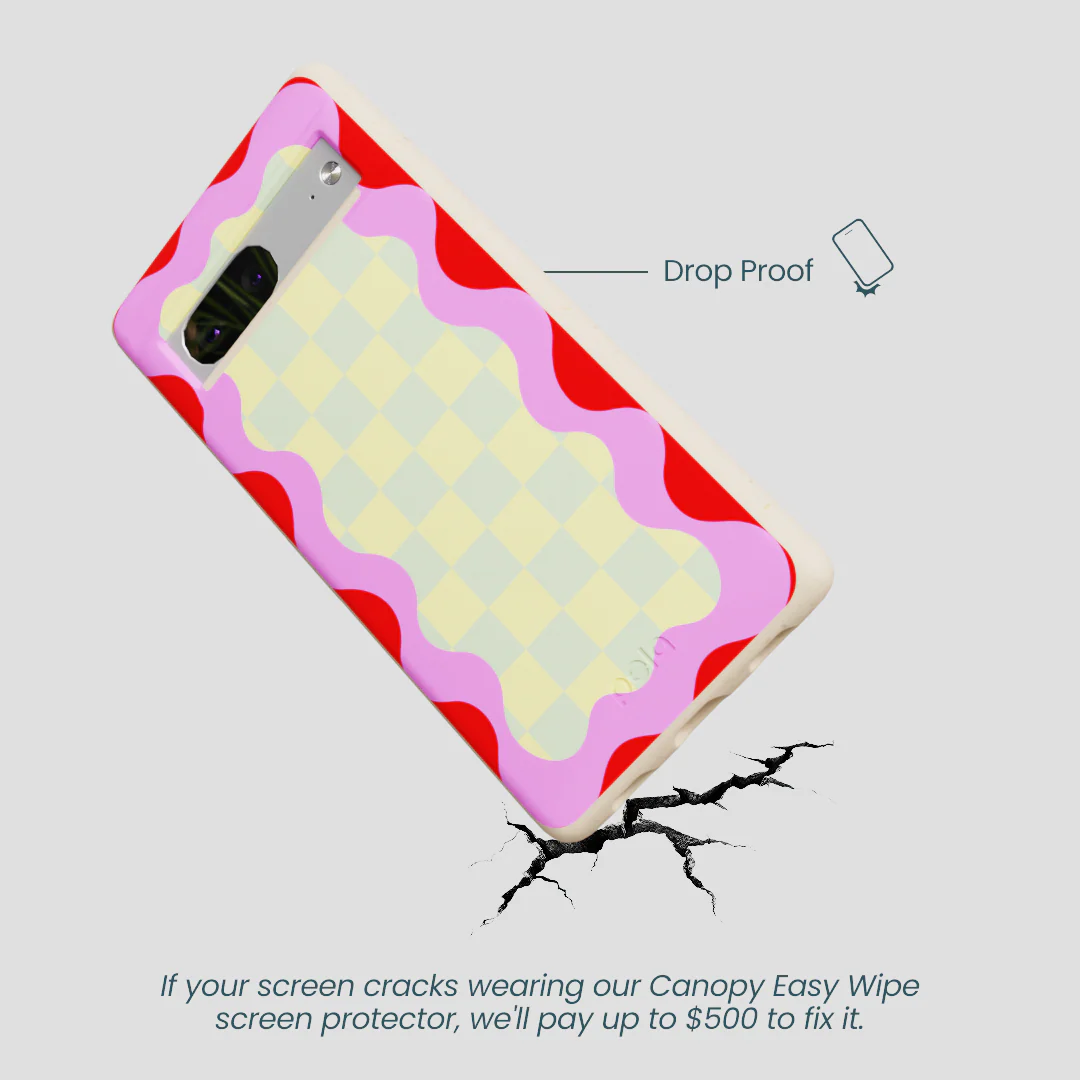 Seashell Warp Grid Google Pixel 7 Case - Image 4