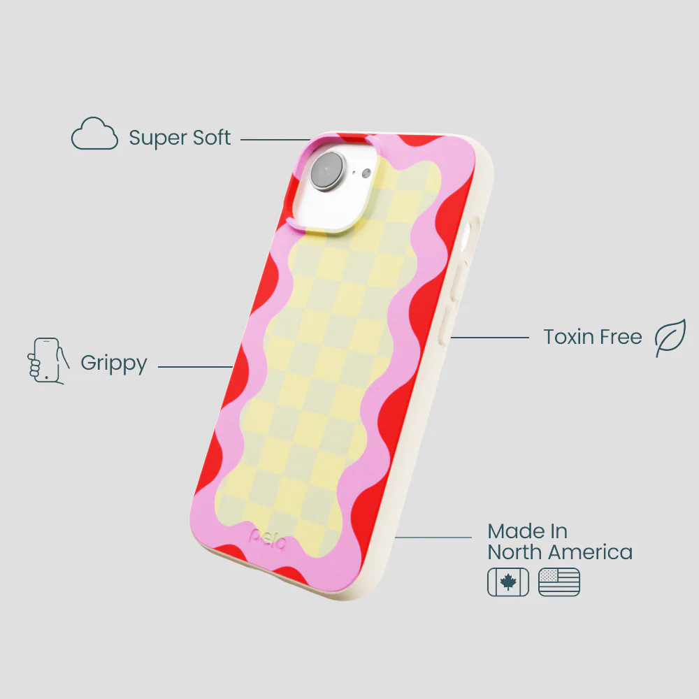 Seashell Warp Grid iPhone 16e/17e Case - Image 4