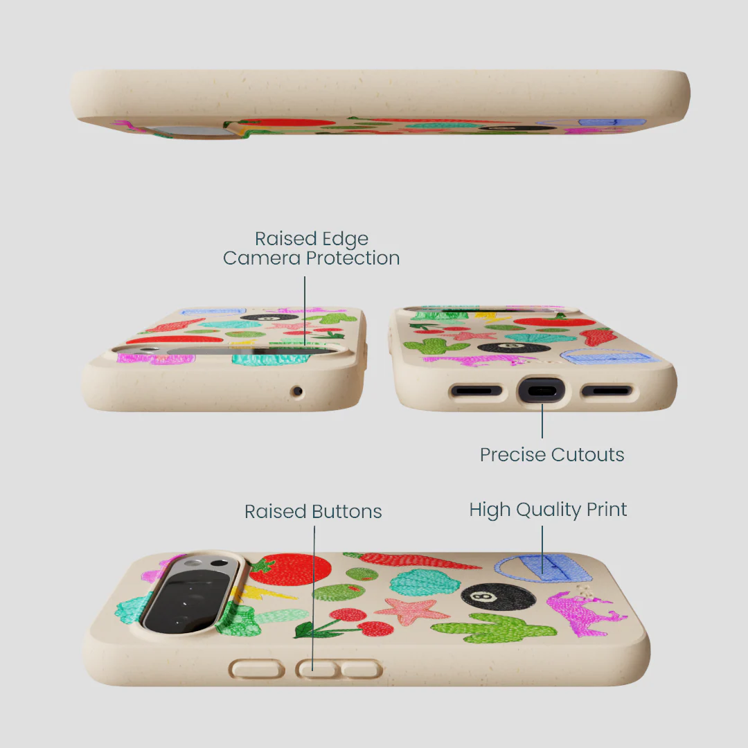 Seashell Whimsy Brooches Google Pixel 10 Pro XL Case - Image 3