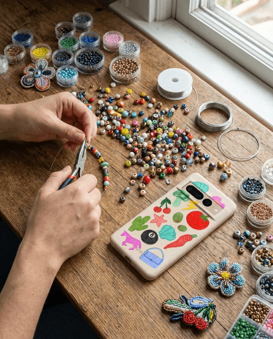 Seashell Whimsy Brooches Google Pixel 6 Case - Image 2