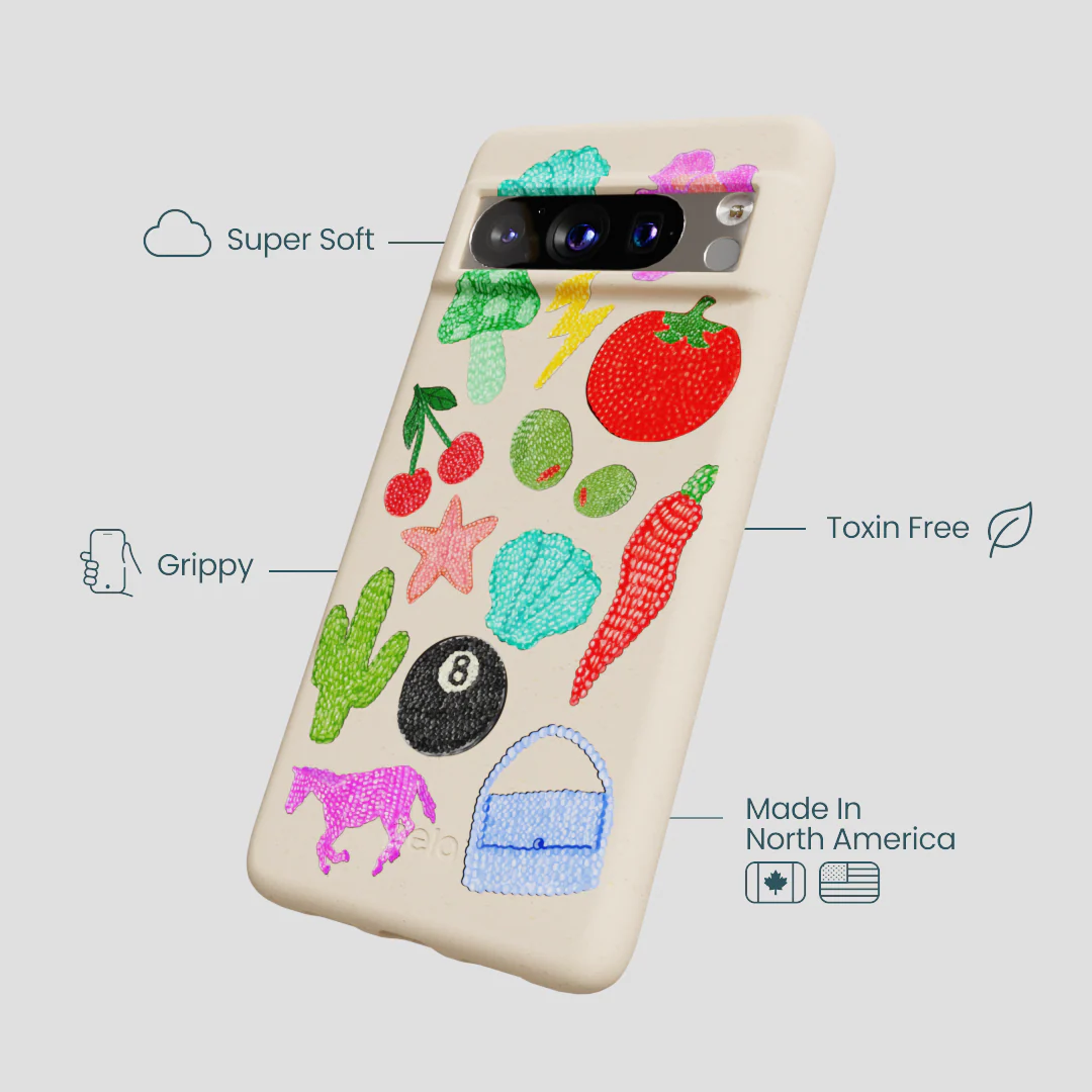 Seashell Whimsy Brooches Google Pixel 8 Pro Case - Image 4