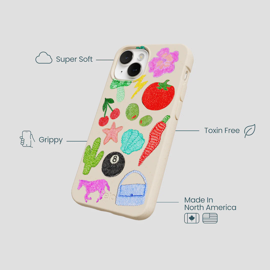 Seashell Whimsy Brooches iPhone 13 Mini Case - Image 4