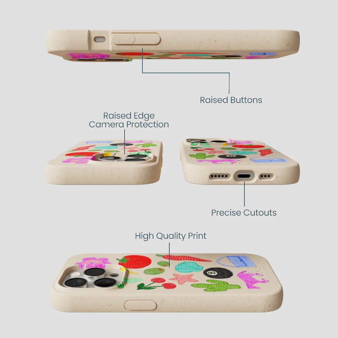 Seashell Whimsy Brooches iPhone 14 Pro Case - Image 3