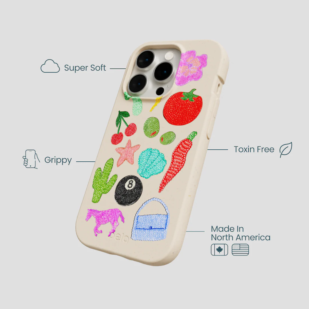 Seashell Whimsy Brooches iPhone 14 Pro Case - Image 4