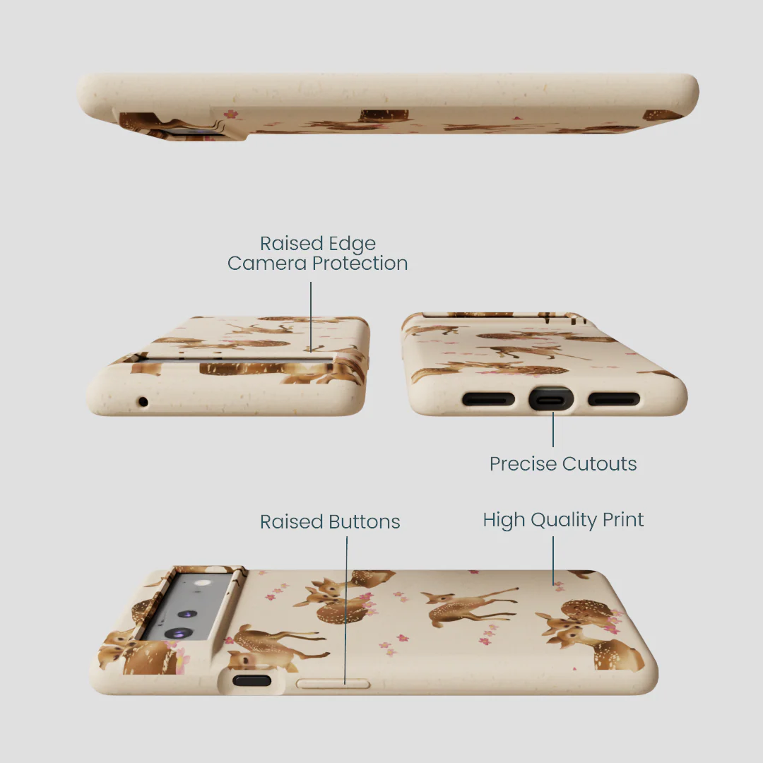 Seashell Whimsy Deer Google Pixel 6 Case - Image 3