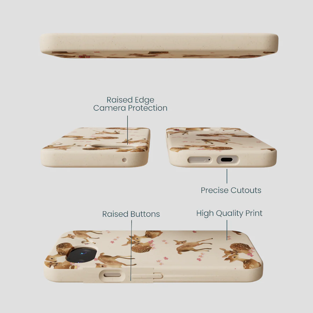 Seashell Whimsy Deer Google Pixel 9a Case - Image 3