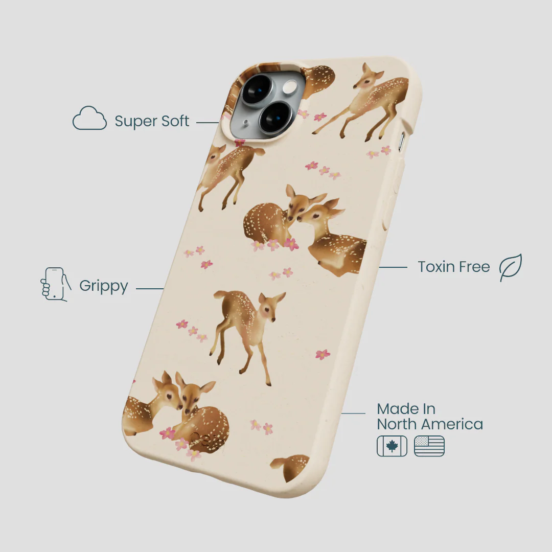 Seashell Whimsy Deer iPhone 14 Plus Case - Image 4