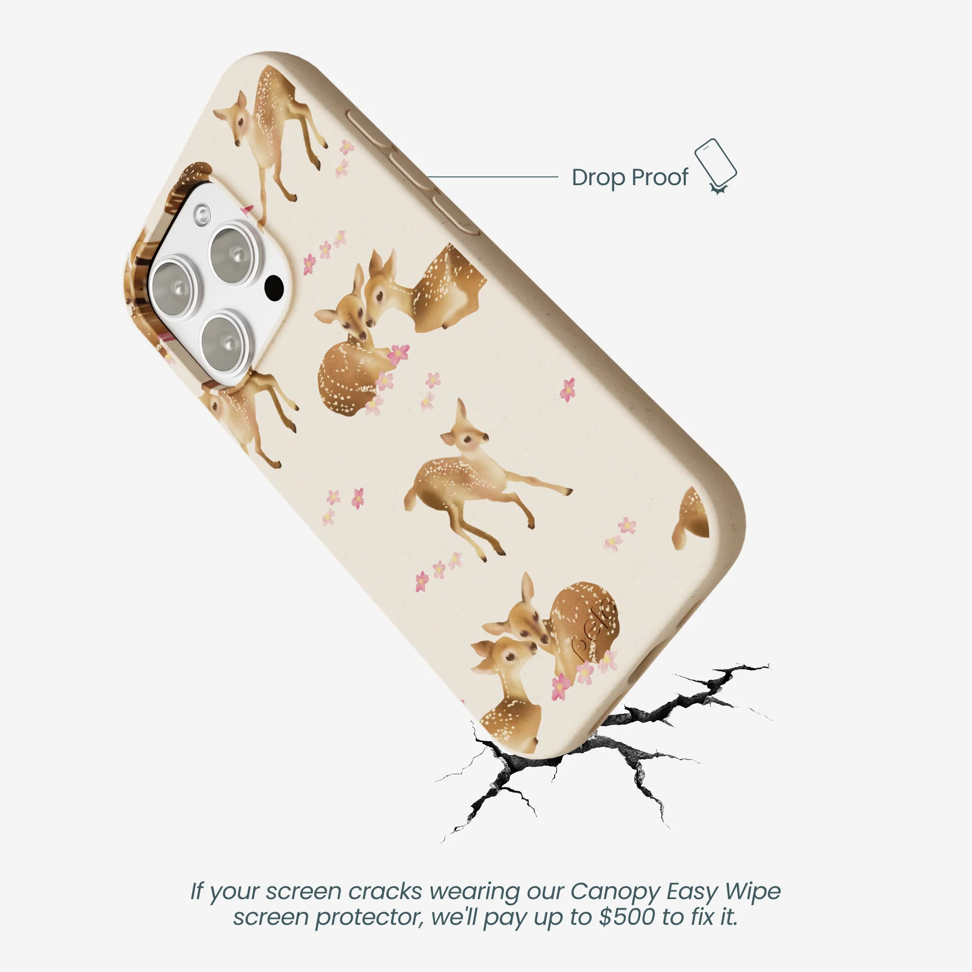 Seashell Whimsy Deer iPhone 16 Pro Max Case - Image 5
