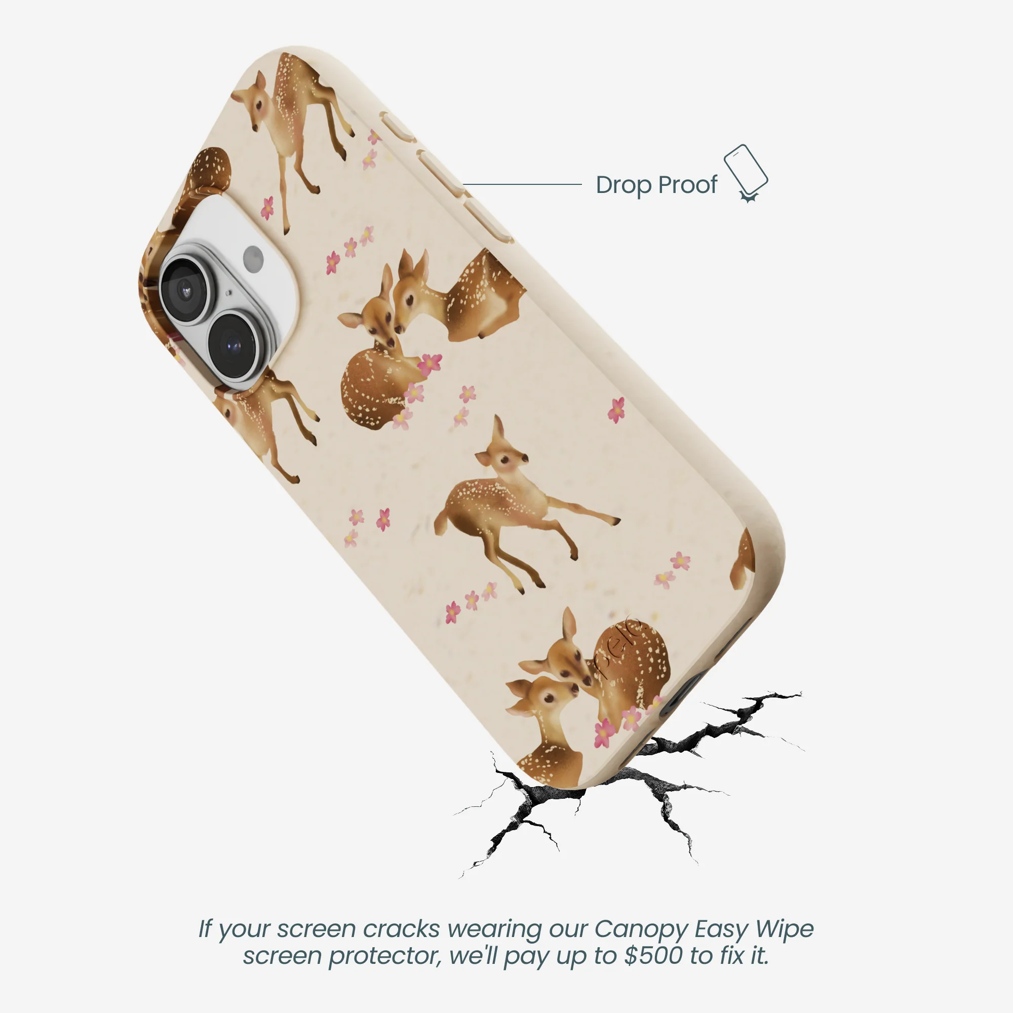 Seashell Whimsy Deer iPhone 17 Case - Image 5
