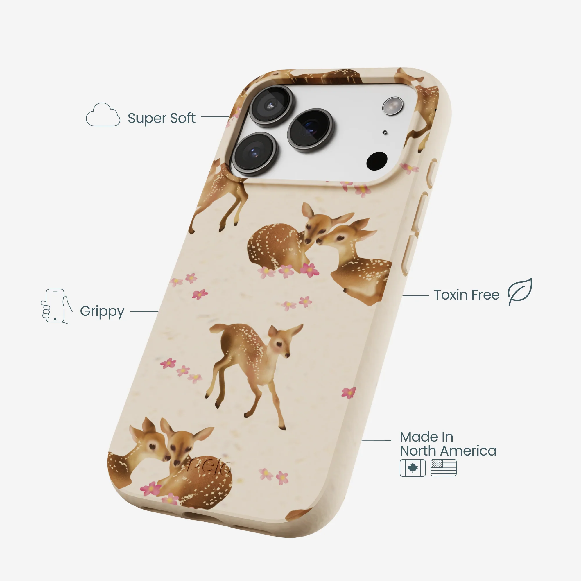 Seashell Whimsy Deer iPhone 17 Pro Case - Image 4