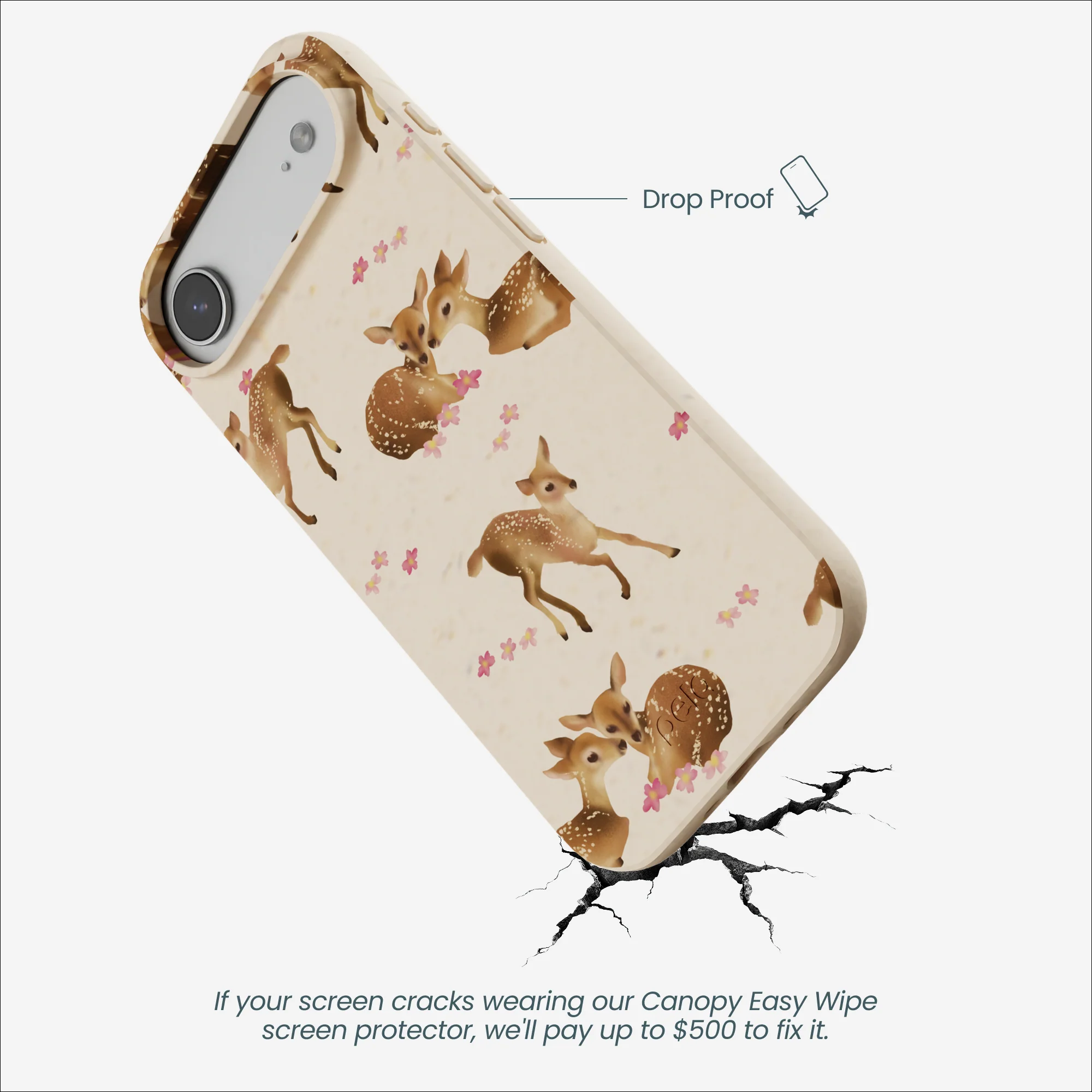 Seashell Whimsy Deer iPhone Air Case - Image 5