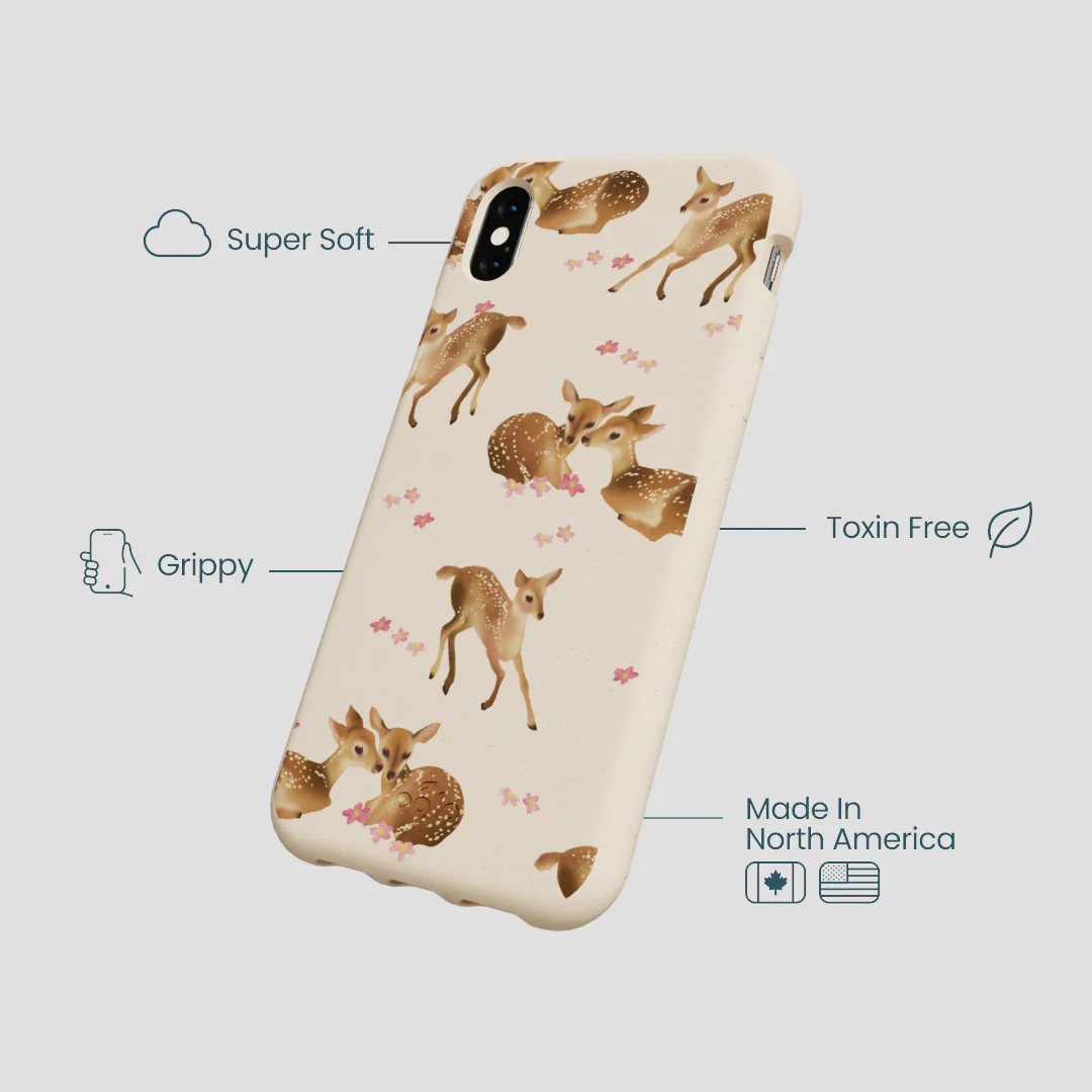 Seashell Whimsy Deer iPhone XR Case - Image 4