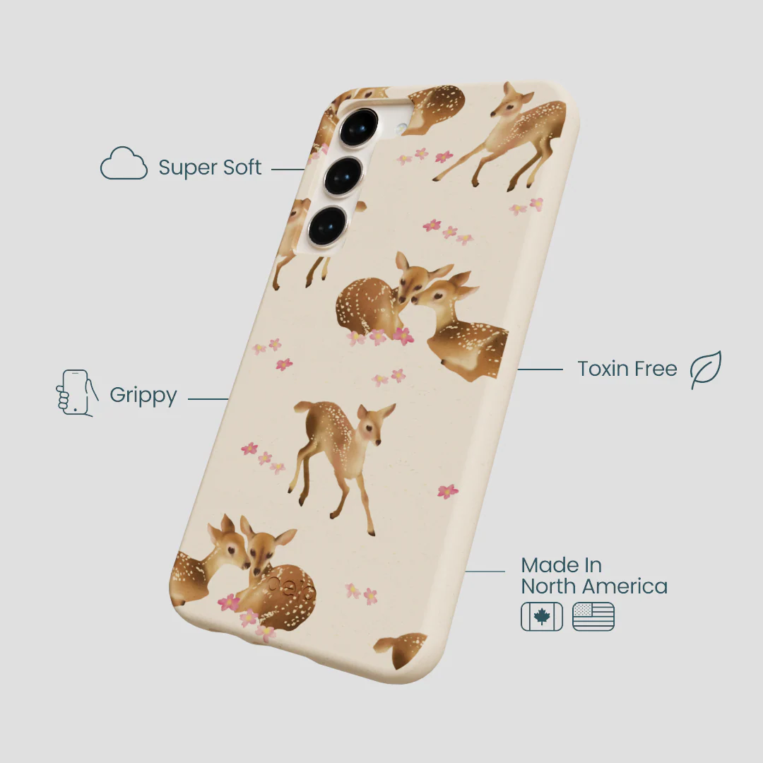 Seashell Whimsy Deer Samsung Galaxy S24+(Plus) Case - Image 4