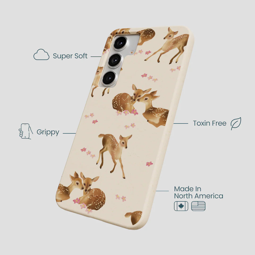 Seashell Whimsy Deer Samsung Galaxy S25+(Plus) Case - Image 4