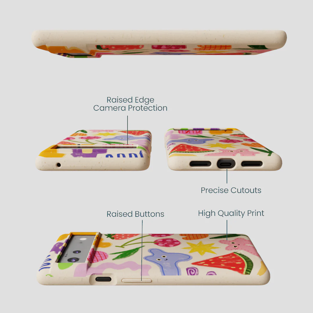 Seashell Whimsy Shapes Google Pixel 6 Case - Image 3