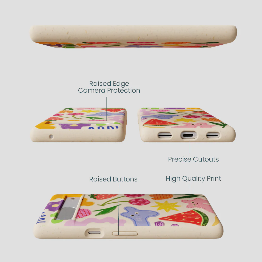 Seashell Whimsy Shapes Google Pixel 7 Case - Image 3