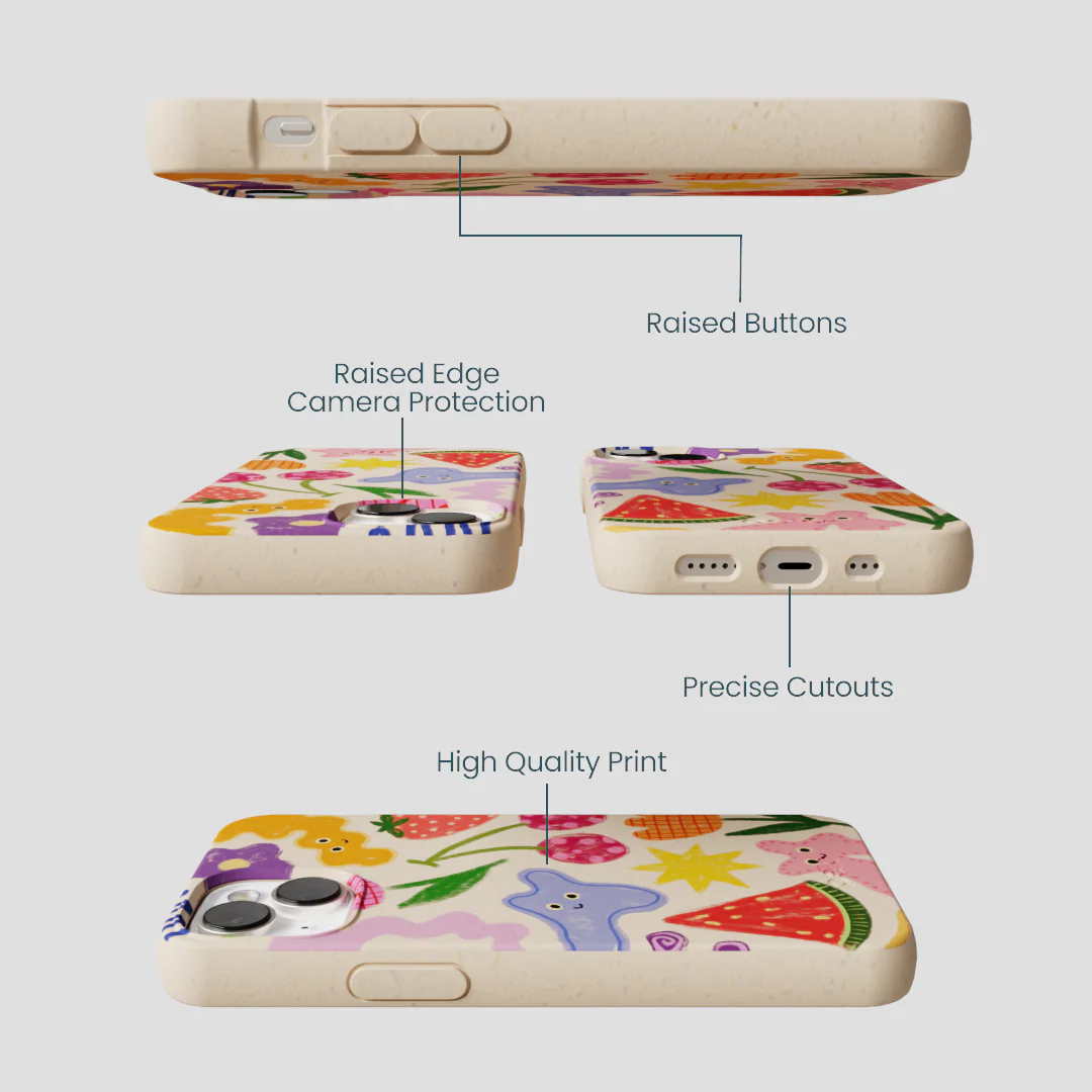 Seashell Whimsy Shapes iPhone 13 Case - Image 3