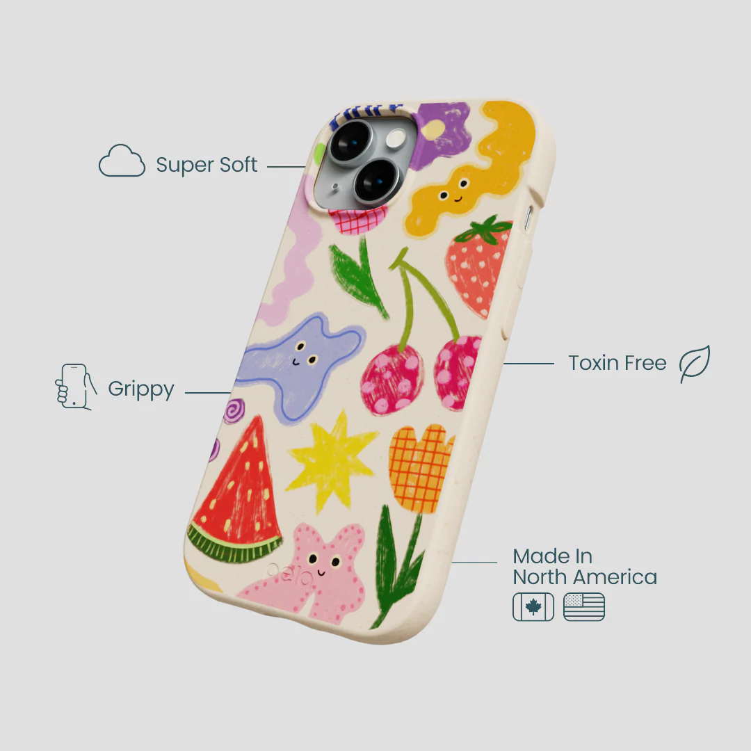Seashell Whimsy Shapes iPhone 15 Case - Image 4