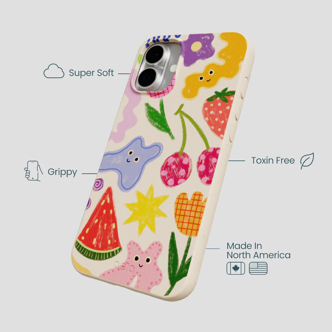 Seashell Whimsy Shapes iPhone 16 Plus Case - Image 4