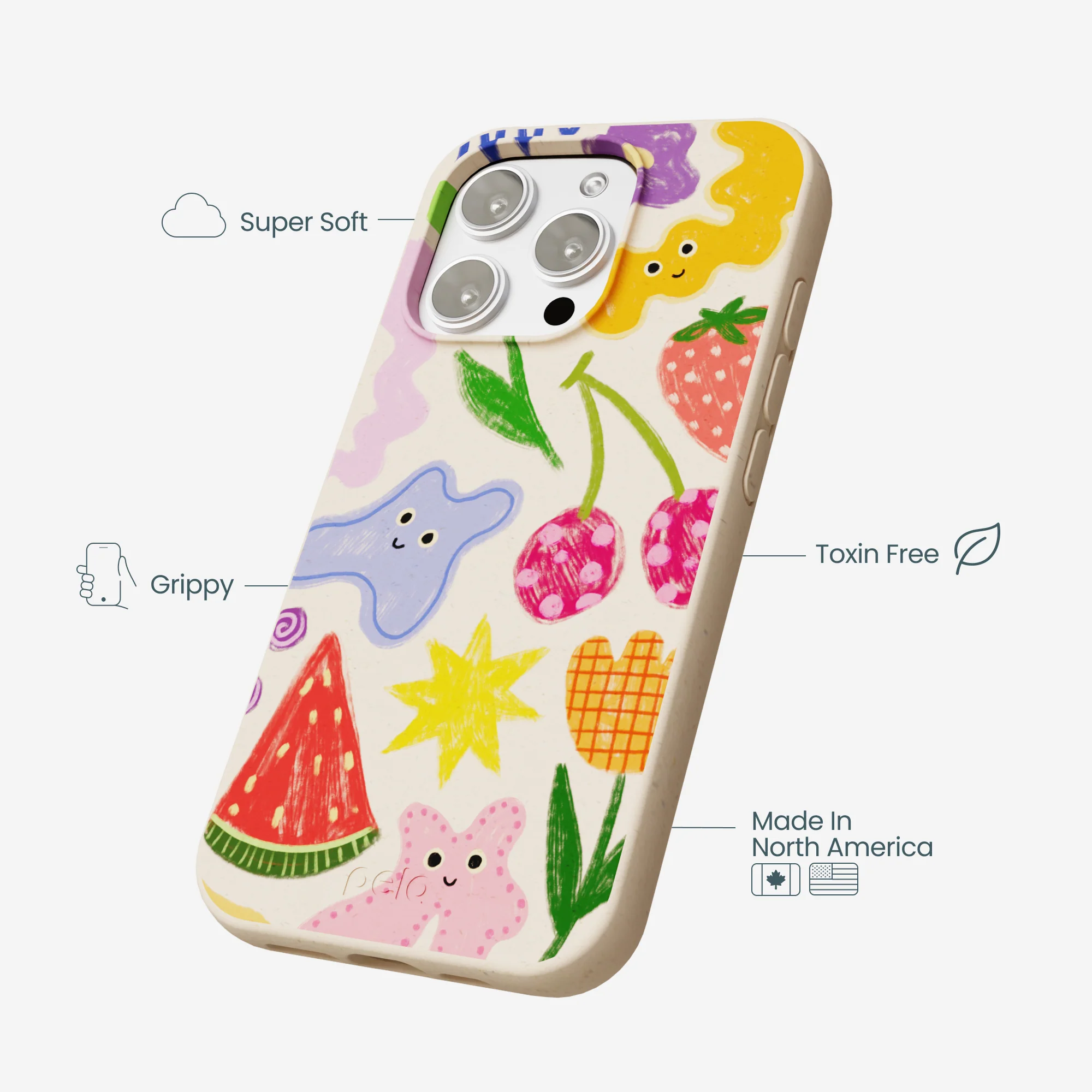 Seashell Whimsy Shapes iPhone 16 Pro Max Case - Image 4