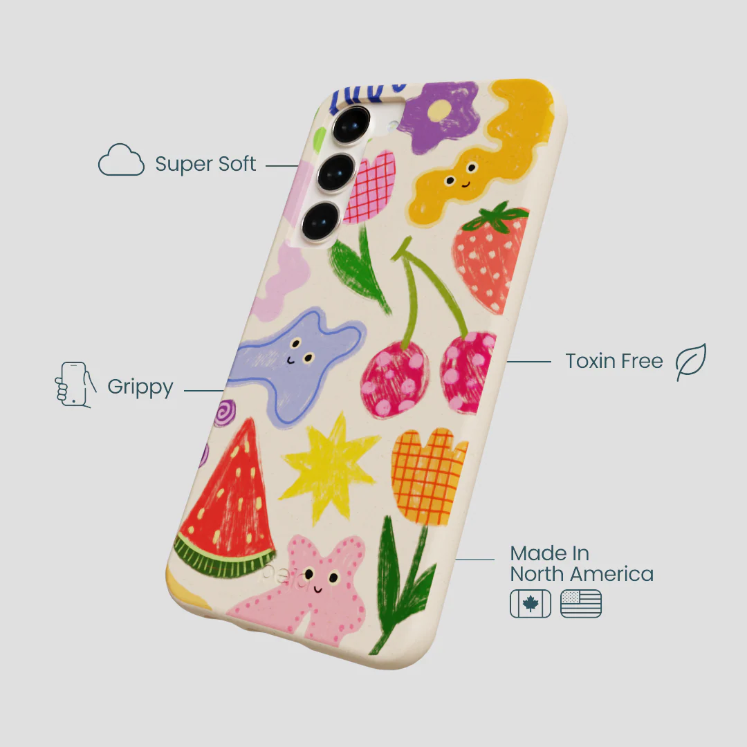Seashell Whimsy Shapes Samsung Galaxy S23+(Plus) Case - Image 4
