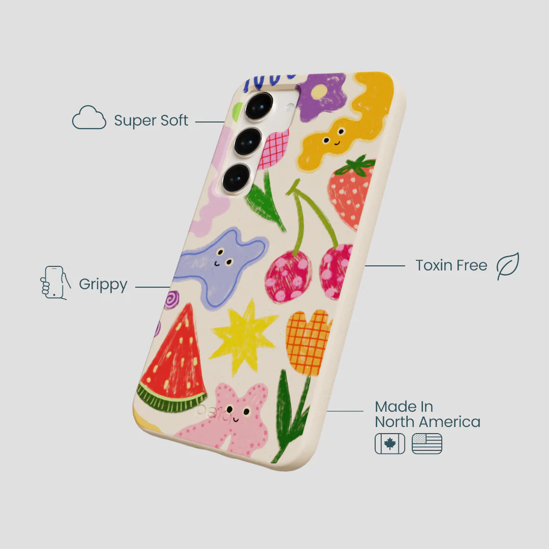 Seashell Whimsy Shapes Samsung Galaxy S24 Case - Image 4