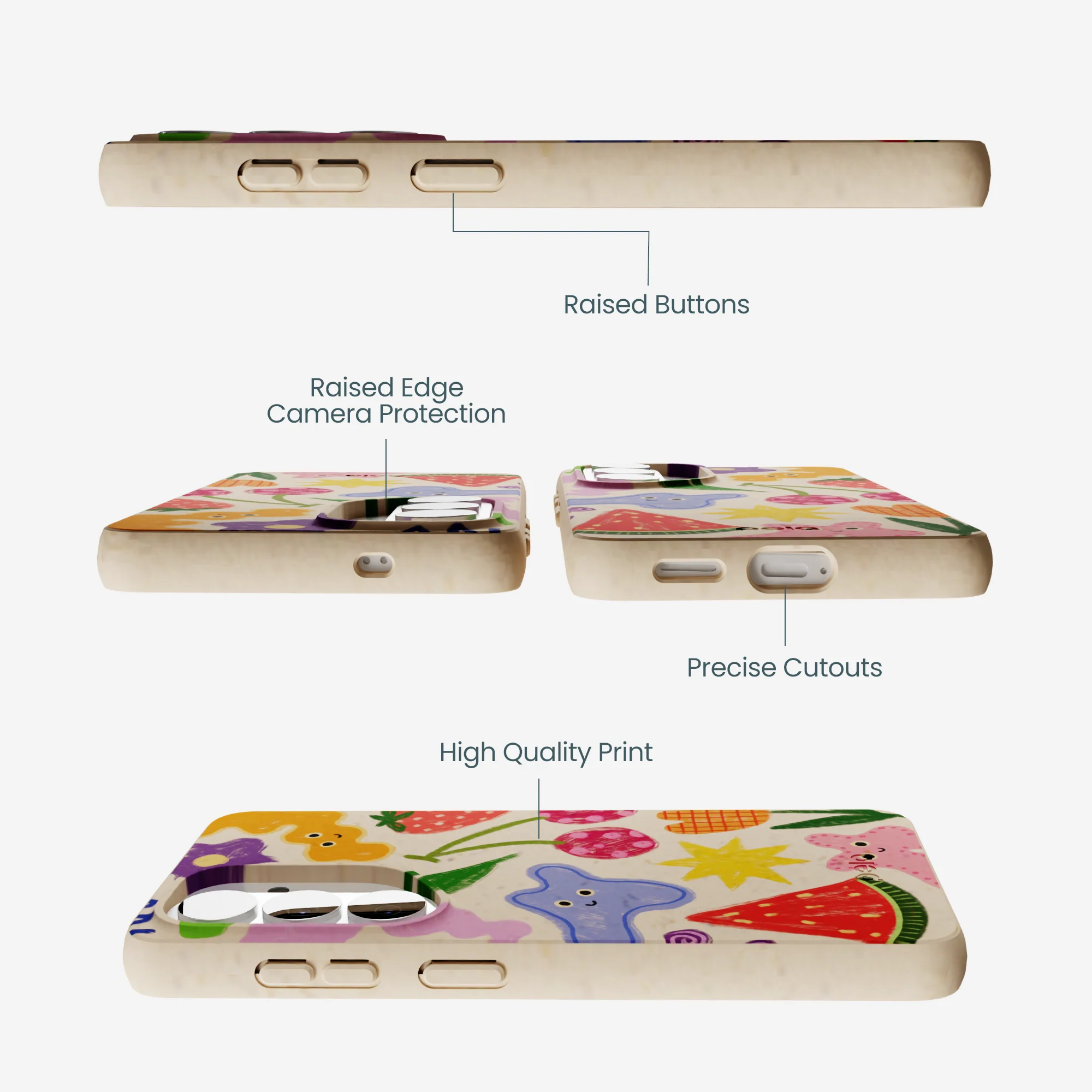 Seashell Whimsy Shapes Samsung Galaxy S26 Case - Image 3
