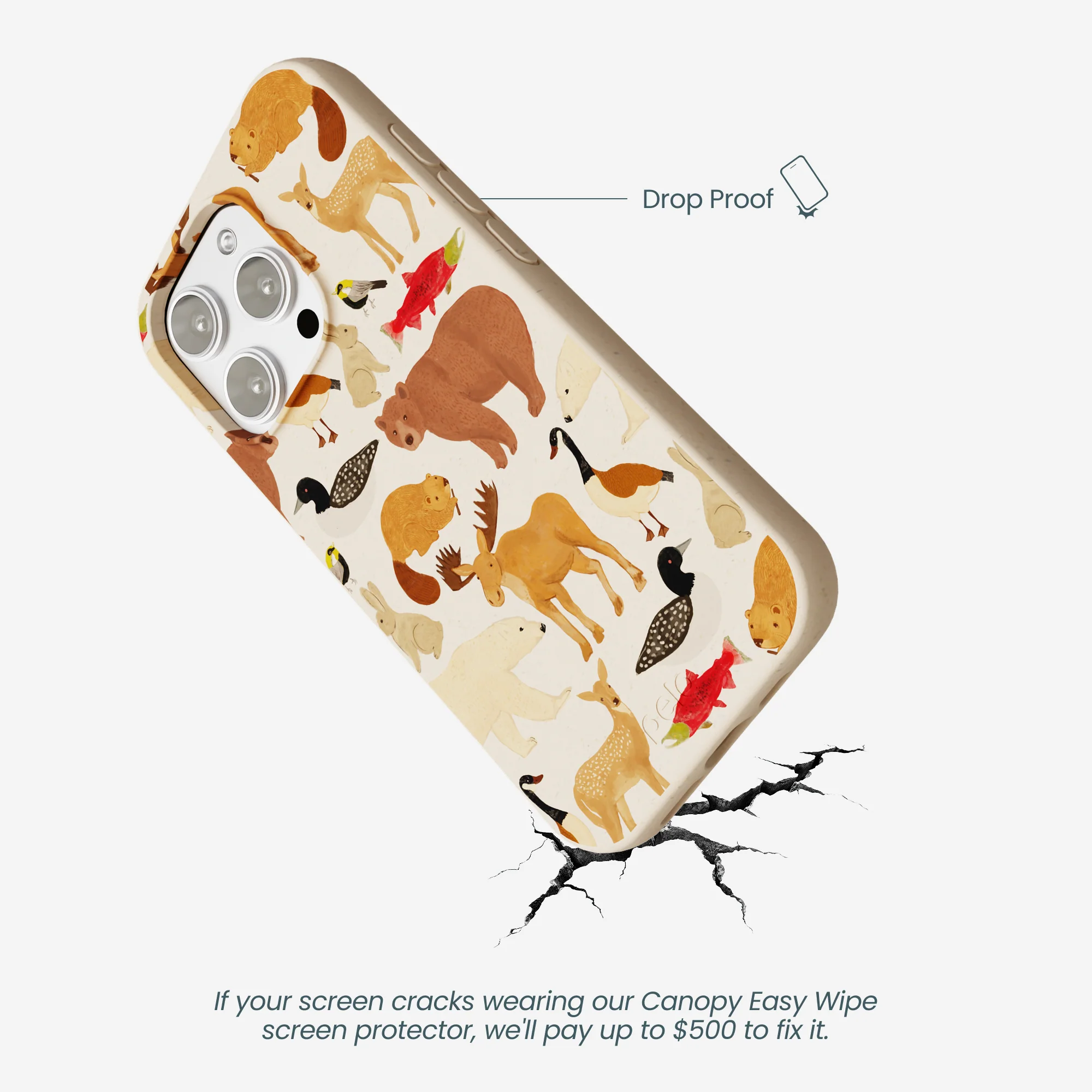 Seashell Wild Canada iPhone 16 Pro Max Case - Image 5