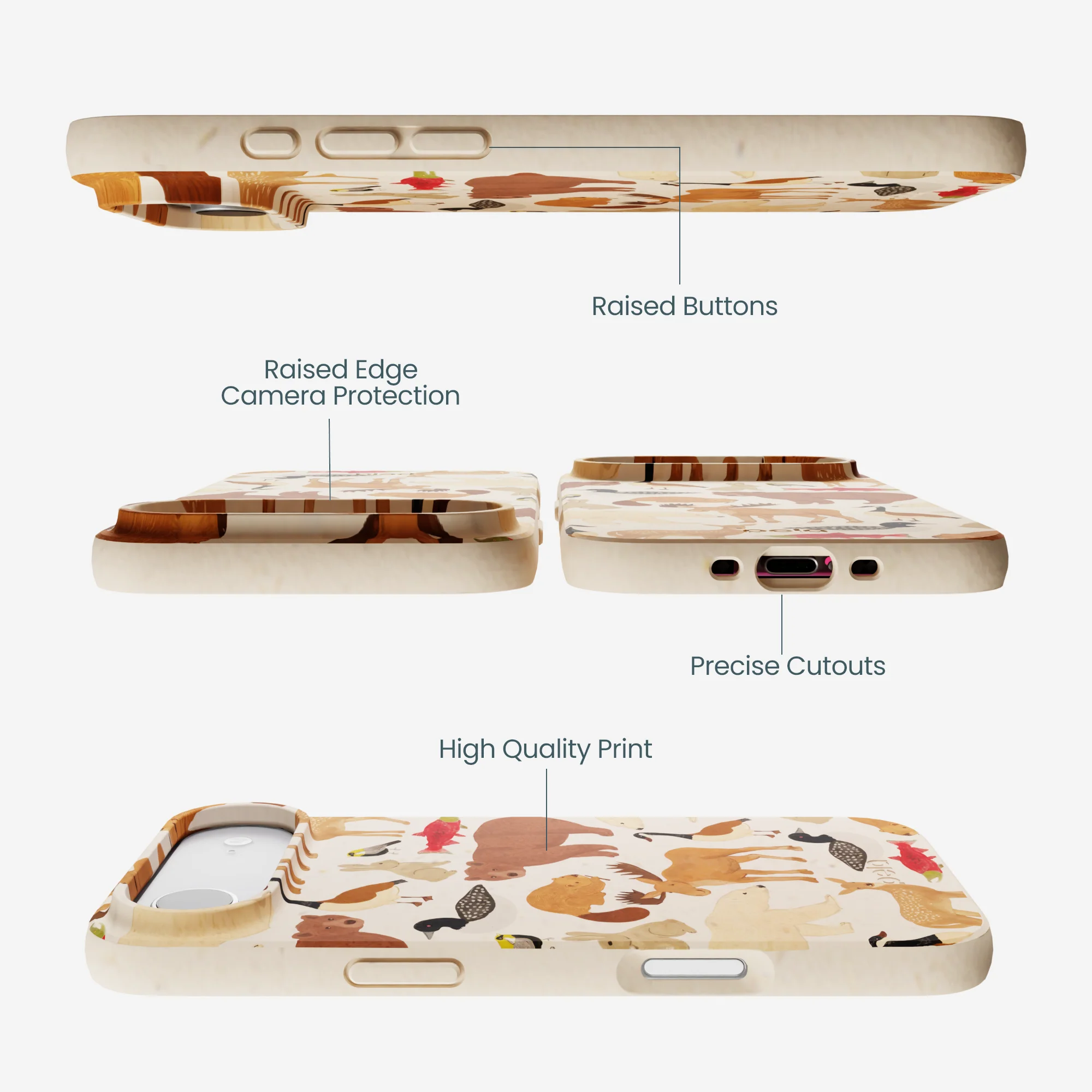 Seashell Wild Canada iPhone Air Case - Image 3