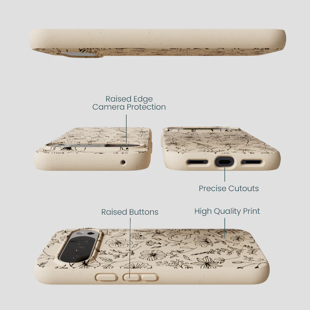 Seashell Wild Flower Google Pixel 10 Pro XL Case - Image 3
